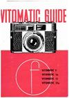 Voigtlander Vitomatic 1 a manual. Camera Instructions.